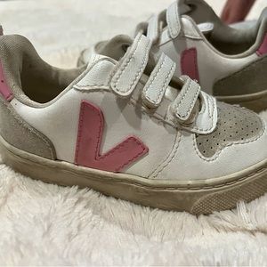 Toddler Veja sneakers. Gently loved (see photos) but in great condition.